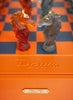 Daum Art Glass Daum Crystal Cavalcade Chess Game