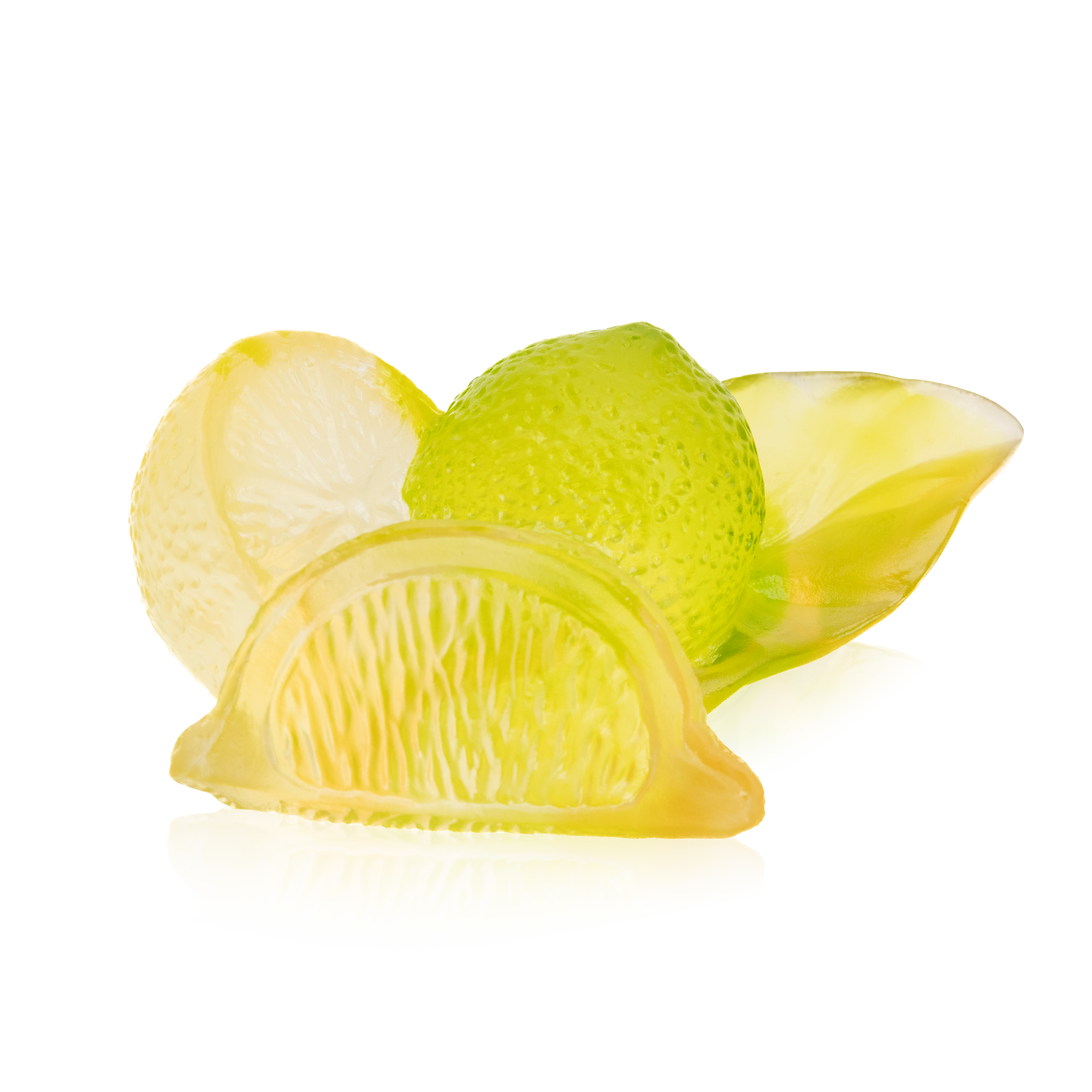 Daum Art Glass Daum Crystal Citrus Decorative Arrangement