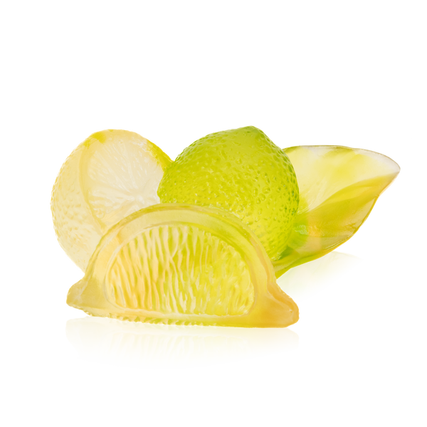 Daum Art Glass Daum Crystal Citrus Decorative Arrangement