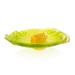 Daum Art Glass Daum Crystal Citrus Footed Bowl