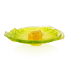 Daum Art Glass Daum Crystal Citrus Footed Bowl