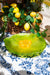 Daum Art Glass Daum Crystal Citrus Footed Bowl