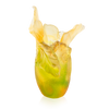 Daum Art Glass Daum Crystal Citrus Small Vase