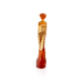 Daum Art Glass Daum Crystal Galatea Amber & Gold by JP Richard