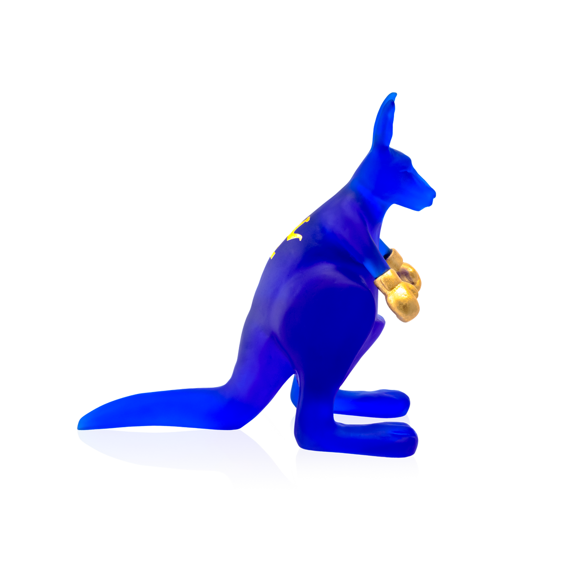 Daum Art Glass Daum Crystal Kangourou Wally by Yves Henri
