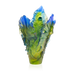 Daum Art Glass Daum Crystal Large Vase - Fleur de Paon Exotique
