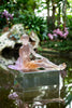 Daum Art Glass Daum Crystal Luo Li Rong - Amber Pink Vent Léger