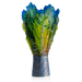 Daum Art Glass Daum Crystal Magnum Vase - Fleur de Paon Exotique
