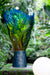 Daum Art Glass Daum Crystal Magnum Vase - Fleur de Paon Exotique