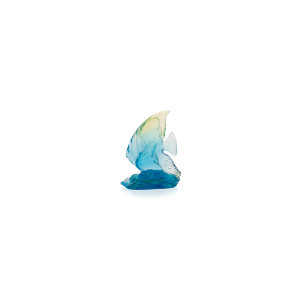 Daum Art Glass Daum Crystal Maya Small Platax Fish