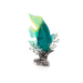 Daum Art Glass Daum Crystal Maya Turquoise Royal Angelfish