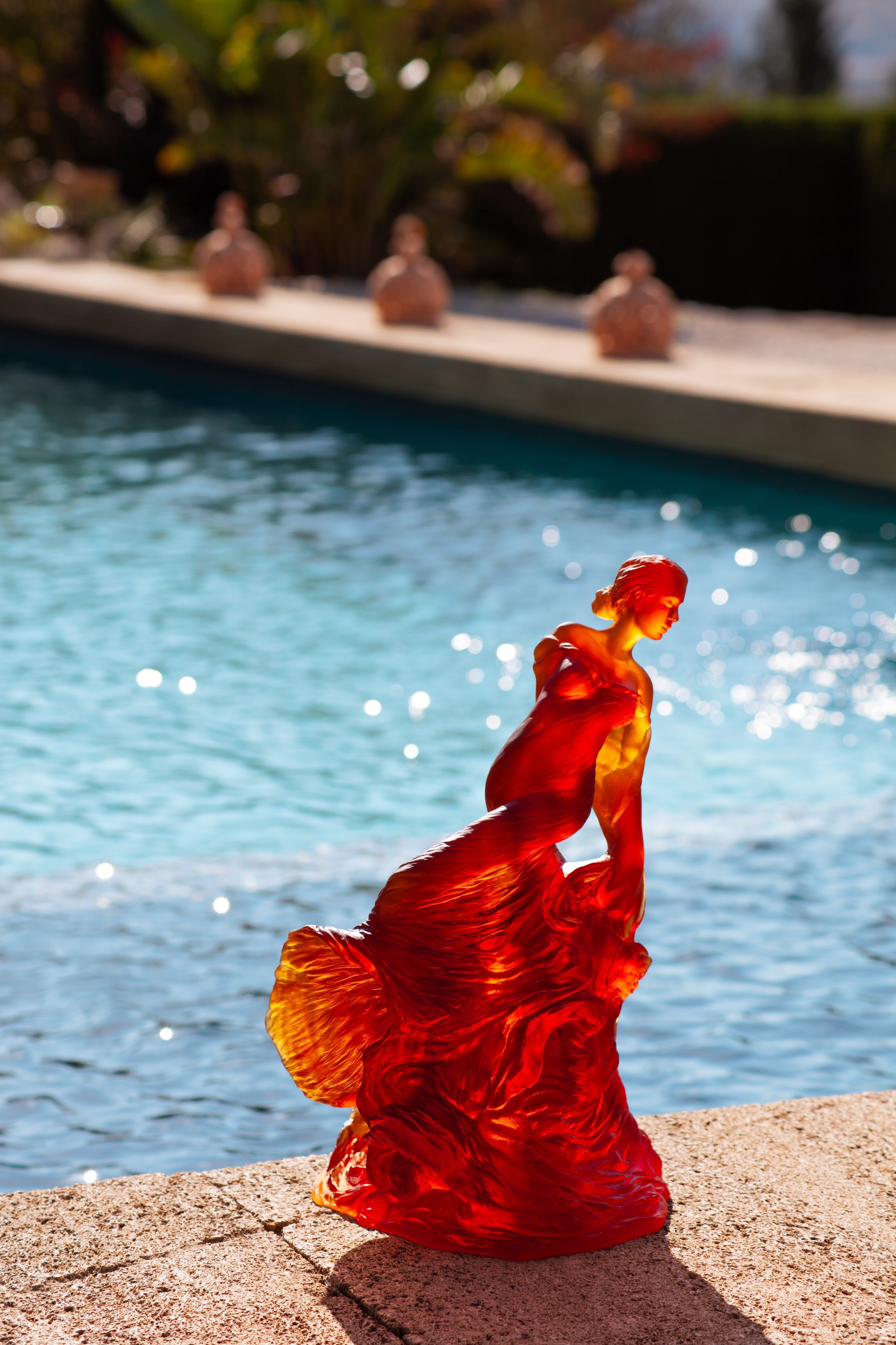 Daum Art Glass Daum Crystal Paloma by Nathalie Seguin