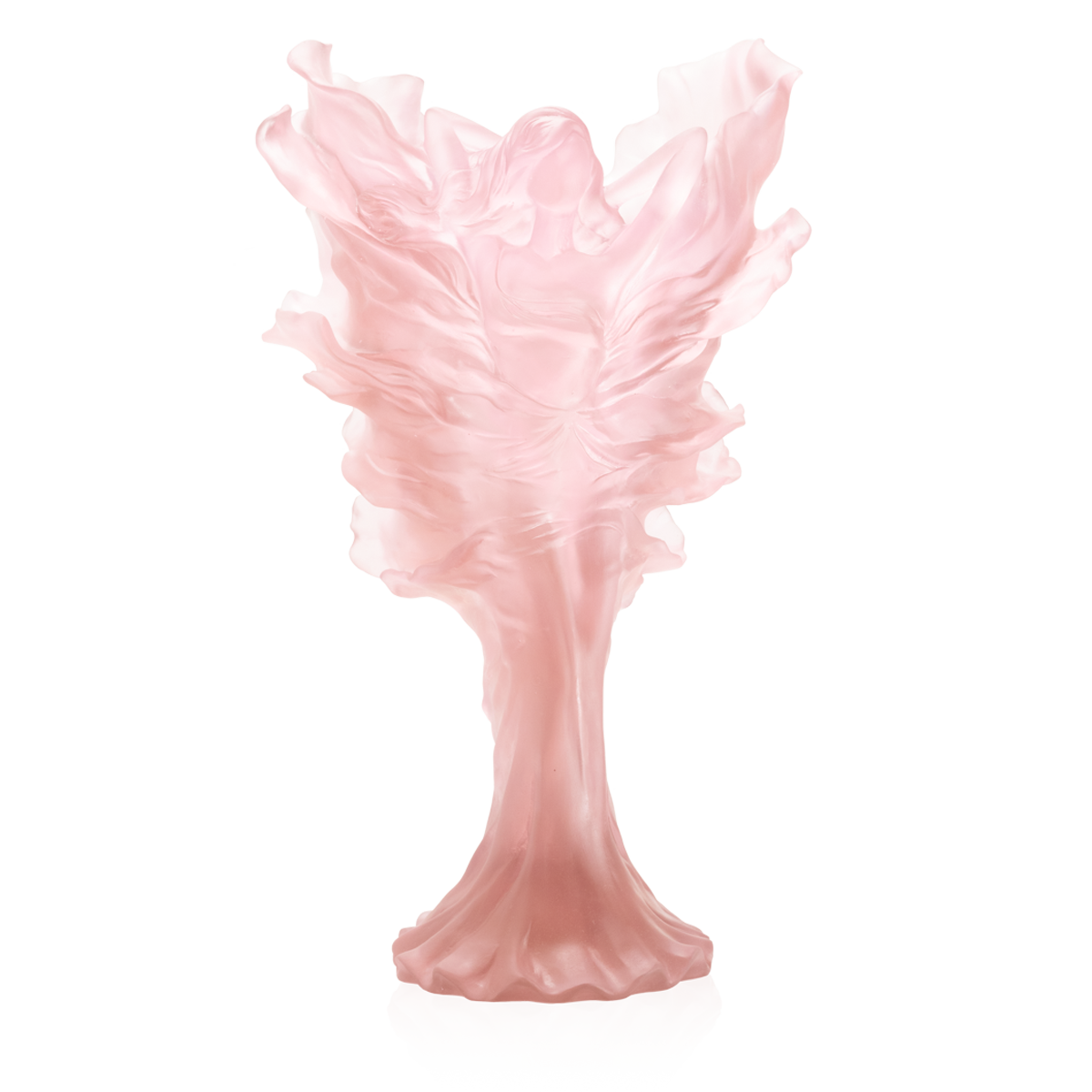 Daum Art Glass Daum Crystal Poetic by Tamara Ralph - Magnum Vase