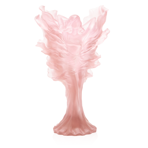 Daum Art Glass Daum Crystal Poetic by Tamara Ralph - Magnum Vase