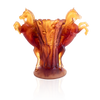 Daum Art Glass Daum Crystal Rêve Equestre Large Vase