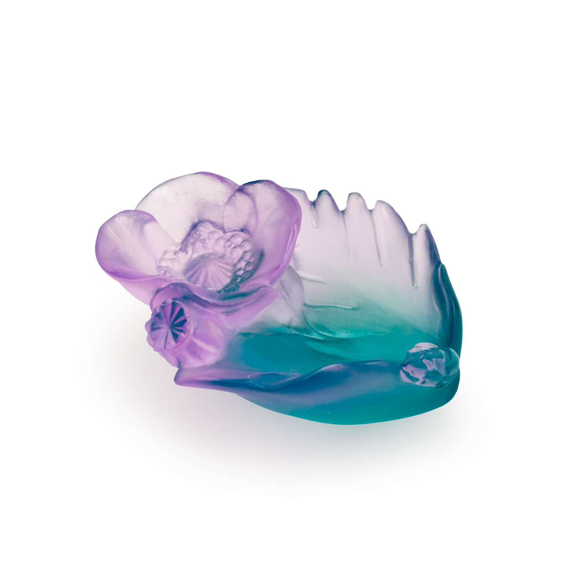 Daum Art Glass Daum Crystal Sweet Garden Small Bowl