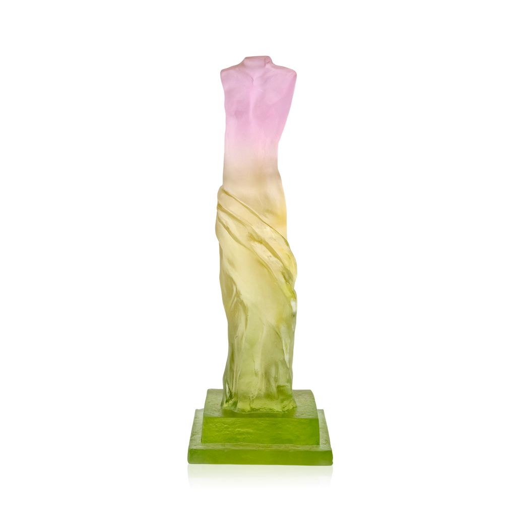 Daum オブジェ Daum Crystal Venus by Laurence Bonnel: Unique Art Glass Sculpture