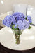 Distinctive Designs Home Decor Blue Hydrangea'S In Flared Vase