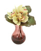 Distinctive Designs Home Decor Fall Green Cymbidium Orchid Bouquet In Plum Bulb Forcer (Sold In Multiples Of 2)