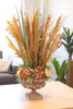 Distinctive Designs Home Decor Hydrangeas, Peonies In Summerdale-Finish Low Fiberglass Urn