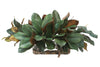 Distinctive Designs Home Decor Magnolia Foliage In Low Rectangle Vase