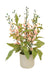 Distinctive Designs Pink Foxglove Plant In Grey Planter
