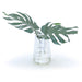 Distinctive Designs Home Decor Small Philo Leaf In Silver Vase