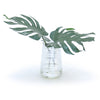 Distinctive Designs Home Decor Small Philo Leaf In Silver Vase