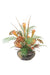 Distinctive Designs Tropical Mix In Resin With Tile Etched Vase