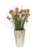 Distinctive Designs Wild Allium With Grass In Cream White Décor Vase