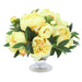 Distinctive Designs Home Decor Yellow Peonies In Low Footed Bowl