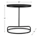 Furnishings Discovery Direct Home Decor Aluminum And Iron Balance Oval Accent Table