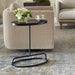 Furnishings Discovery Direct Home Decor Aluminum And Iron Balance Oval Accent Table