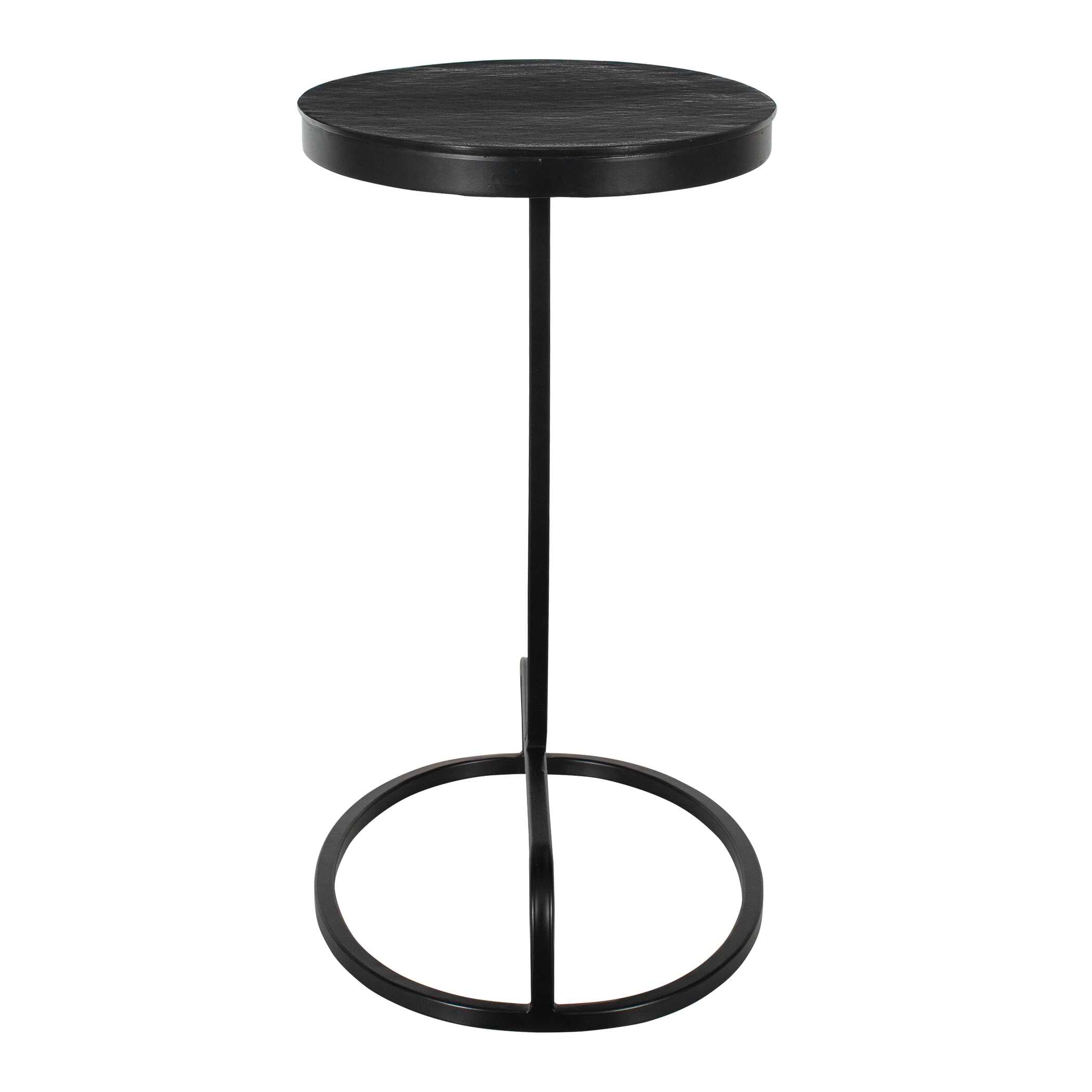 Furnishings Discovery Direct Home Decor Aluminum And Iron Balance Oval Accent Table