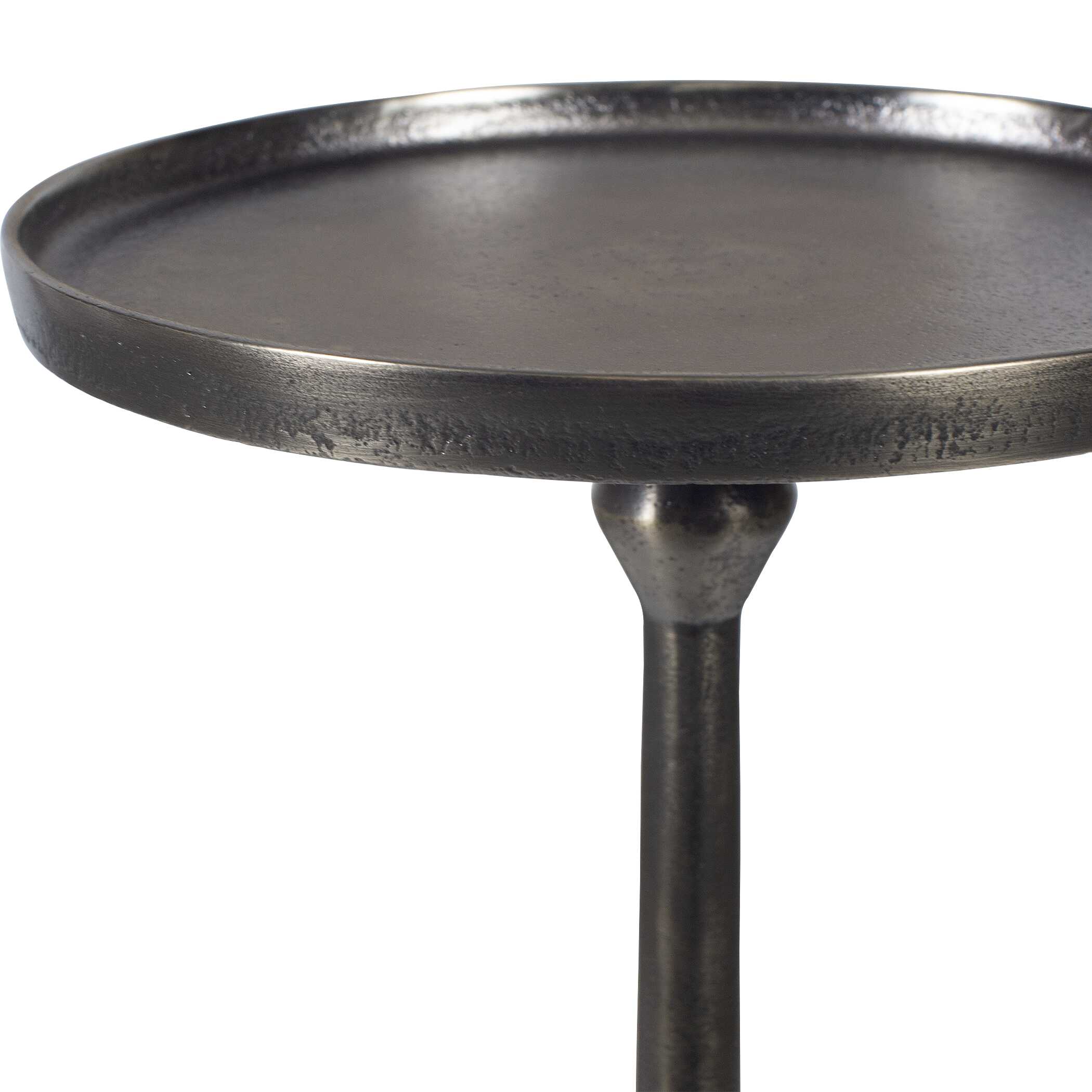 Furnishings Discovery Direct Home Decor Aluminum And Iron Bronze Finish Accent Table