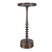 Furnishings Discovery Direct Home Decor Aluminum And Iron Classic Antiqued Accent Table