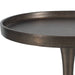 Furnishings Discovery Direct Home Decor Aluminum And Iron Classic Antiqued Accent Table