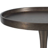 Furnishings Discovery Direct Home Decor Aluminum And Iron Classic Antiqued Accent Table