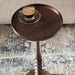 Furnishings Discovery Direct Home Decor Aluminum And Iron Classic Antiqued Accent Table