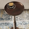 Furnishings Discovery Direct Home Decor Aluminum And Iron Classic Antiqued Accent Table