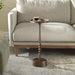 Furnishings Discovery Direct Home Decor Aluminum And Iron Classic Antiqued Accent Table