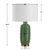 Furnishings Discovery Direct Home Decor Ceramic Olive Table Lamp
