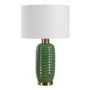 Furnishings Discovery Direct Home Decor Ceramic Olive Table Lamp