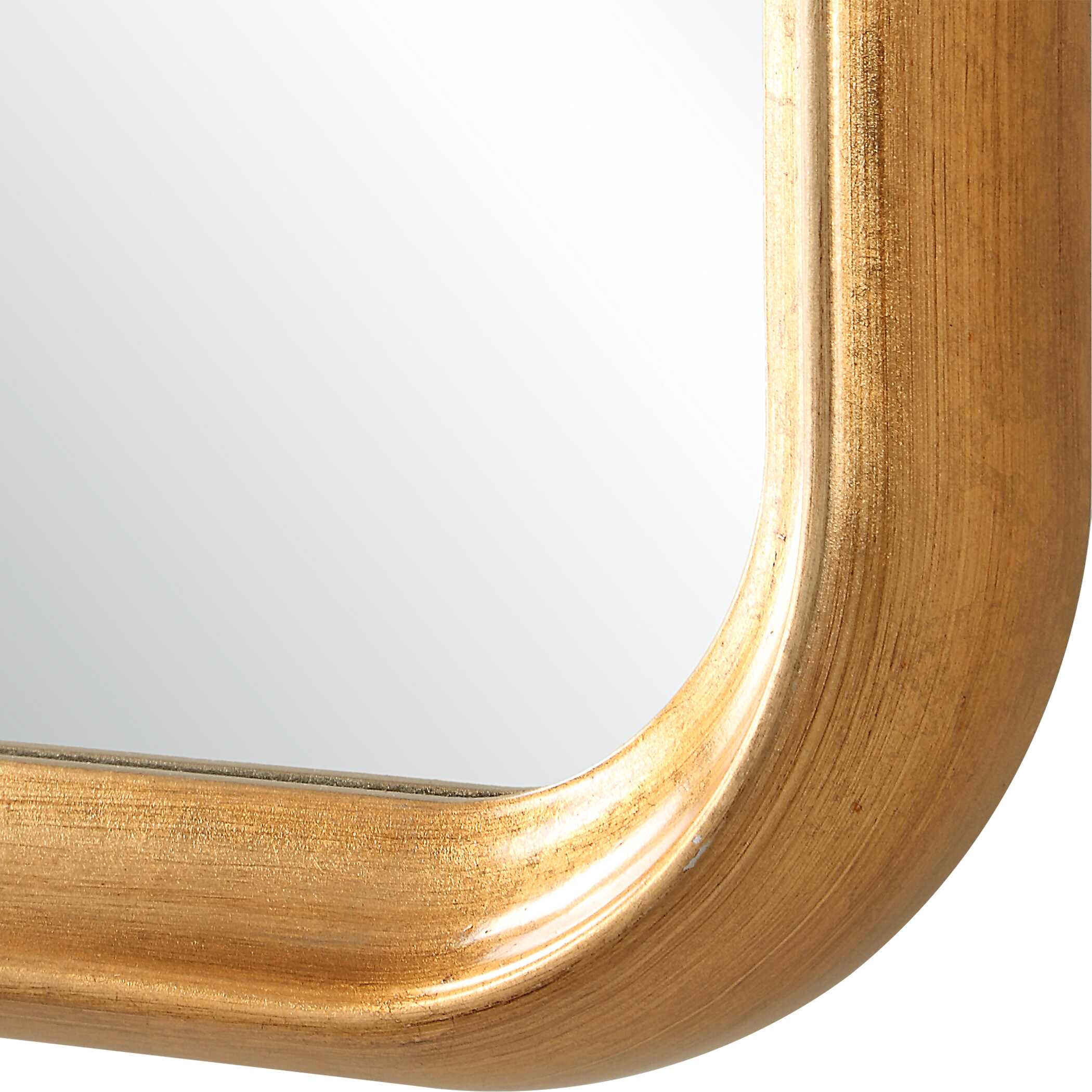 Furnishings Discovery Direct Home Decor Concave Gold Arch Mirror