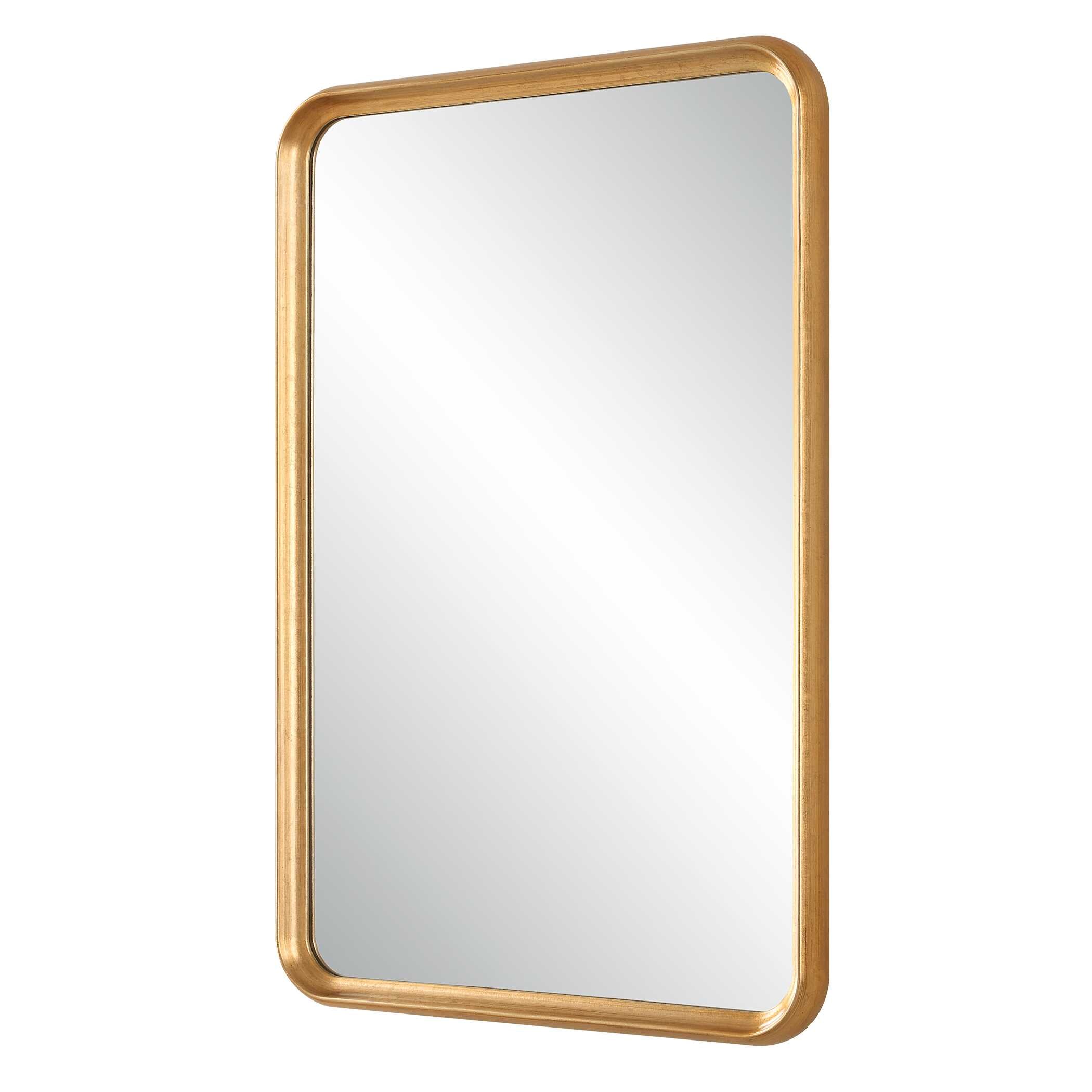Furnishings Discovery Direct Home Decor Concave Gold Arch Mirror