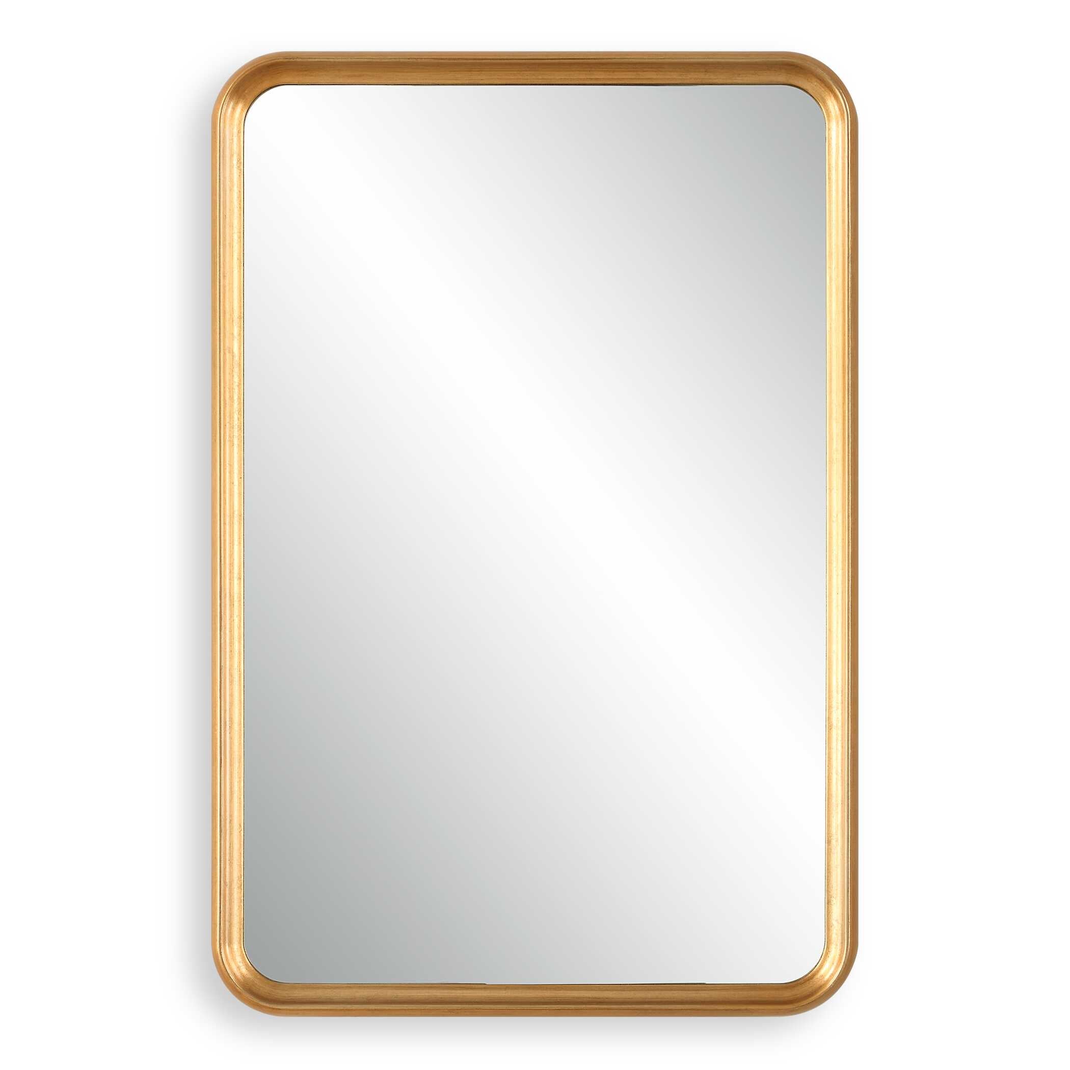 Furnishings Discovery Direct Home Decor Concave Gold Arch Mirror