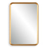 Furnishings Discovery Direct Home Decor Concave Gold Arch Mirror