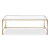 Furnishings Discovery Direct Home Decor Crafted Antiqued Coffee Table