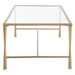 Furnishings Discovery Direct Home Decor Crafted Antiqued Coffee Table