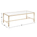 Furnishings Discovery Direct Home Decor Crafted Antiqued Coffee Table